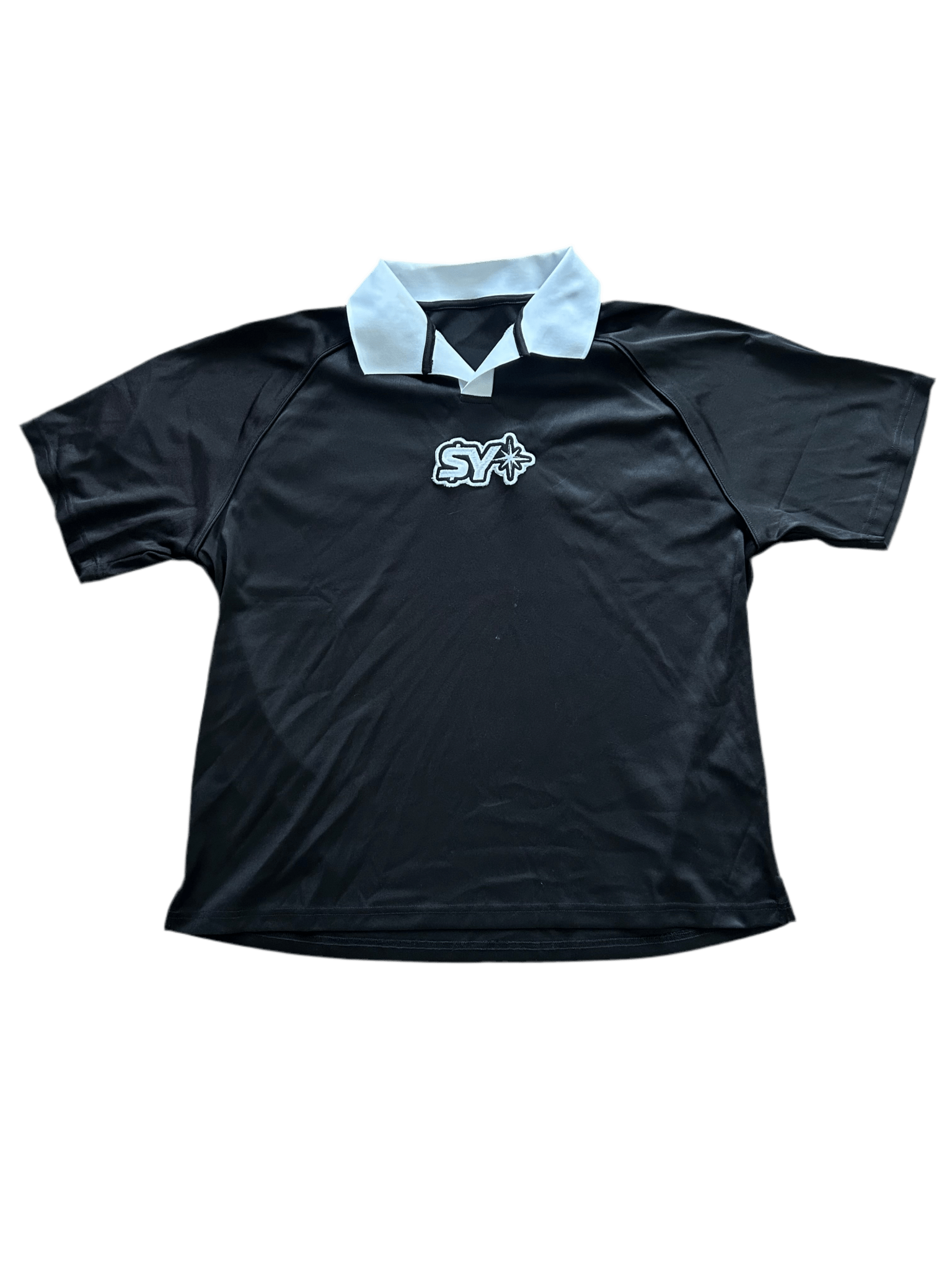Black Polo Jersey - Stranded Youth Worldwide