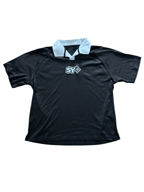 Black Polo Jersey - Stranded Youth Worldwide