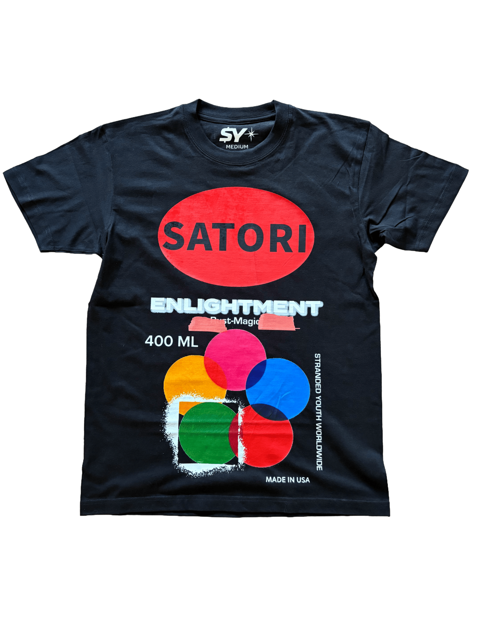 Black Satori Paint T-Shirt - Stranded Youth Worldwide