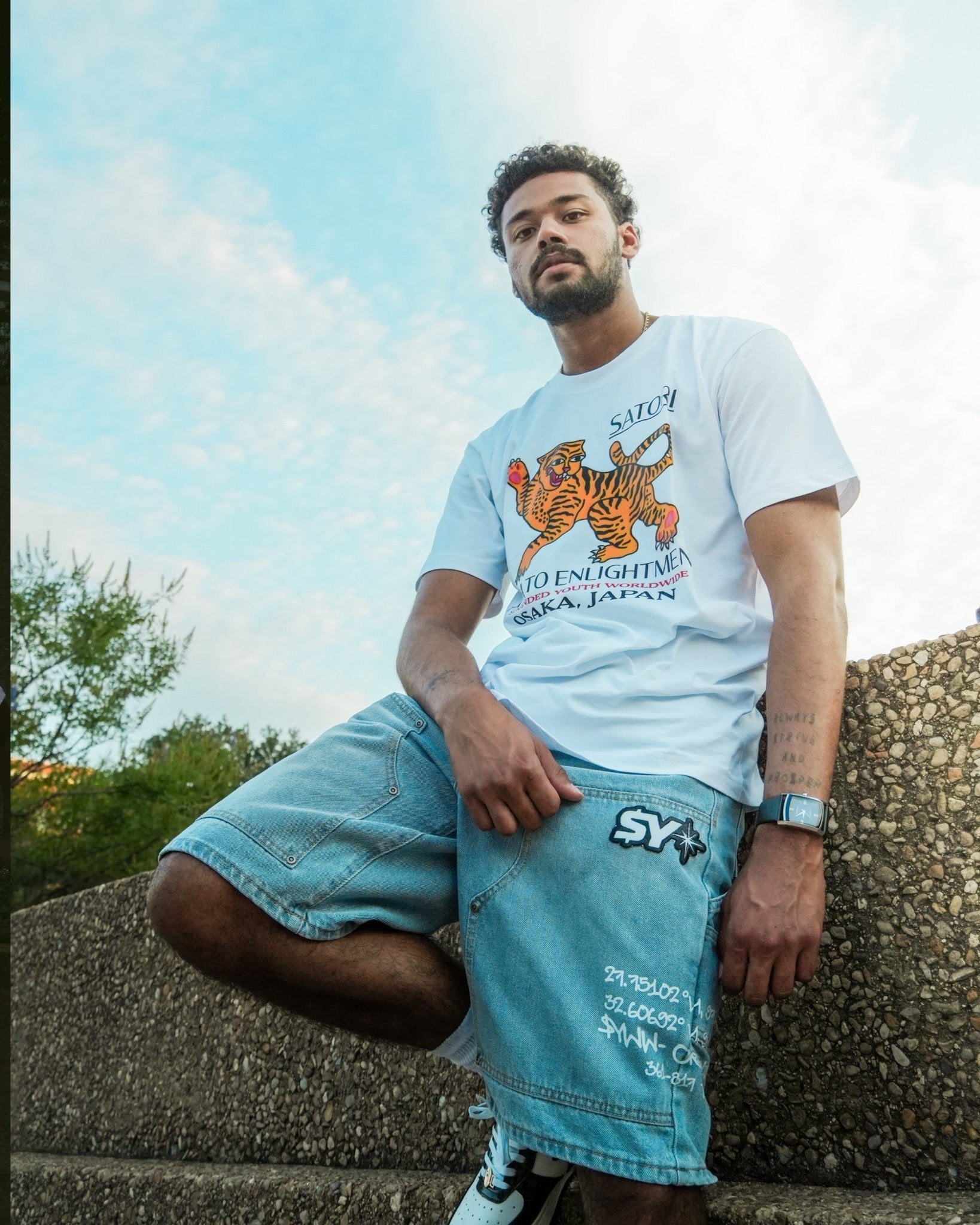 Carpenter Blue Jean Shorts - Stranded Youth Worldwide