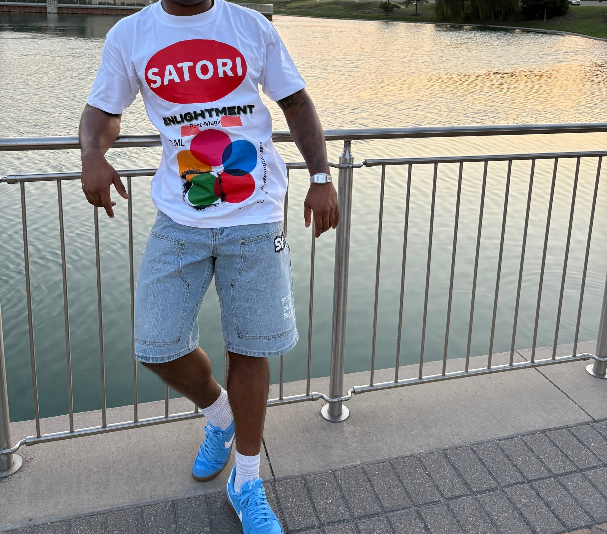 White Satori Paint T-Shirt - Stranded Youth Worldwide